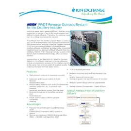 Indion PFDT Reverse Osmosis System Distillery