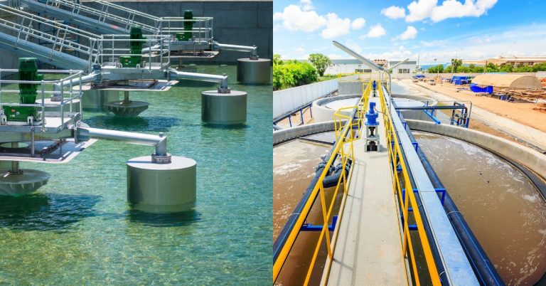 influent vs effluent wastewater