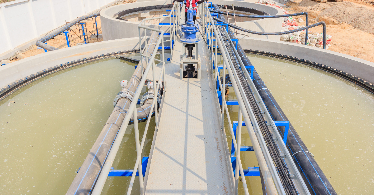 clarifier tank in water treatment