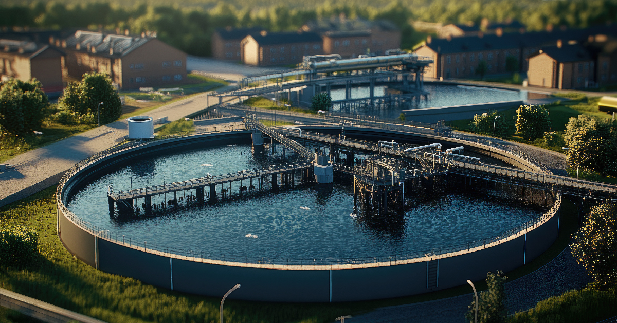 primary and secondary treatment of wastewater