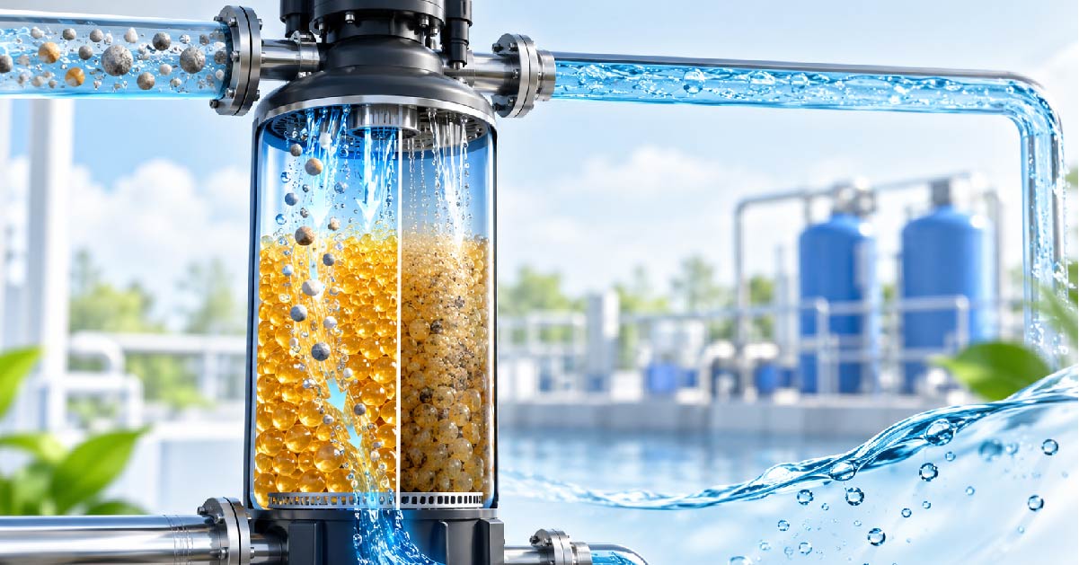 water softener resin