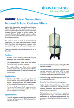 Indion Activated Carbon Filters