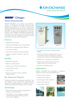 Indion Chlogen - Chlorine Dioxide Generator